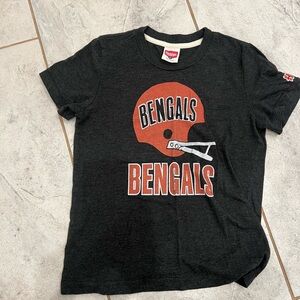 HOMAGE Charcoal Bengals Helmet Tee